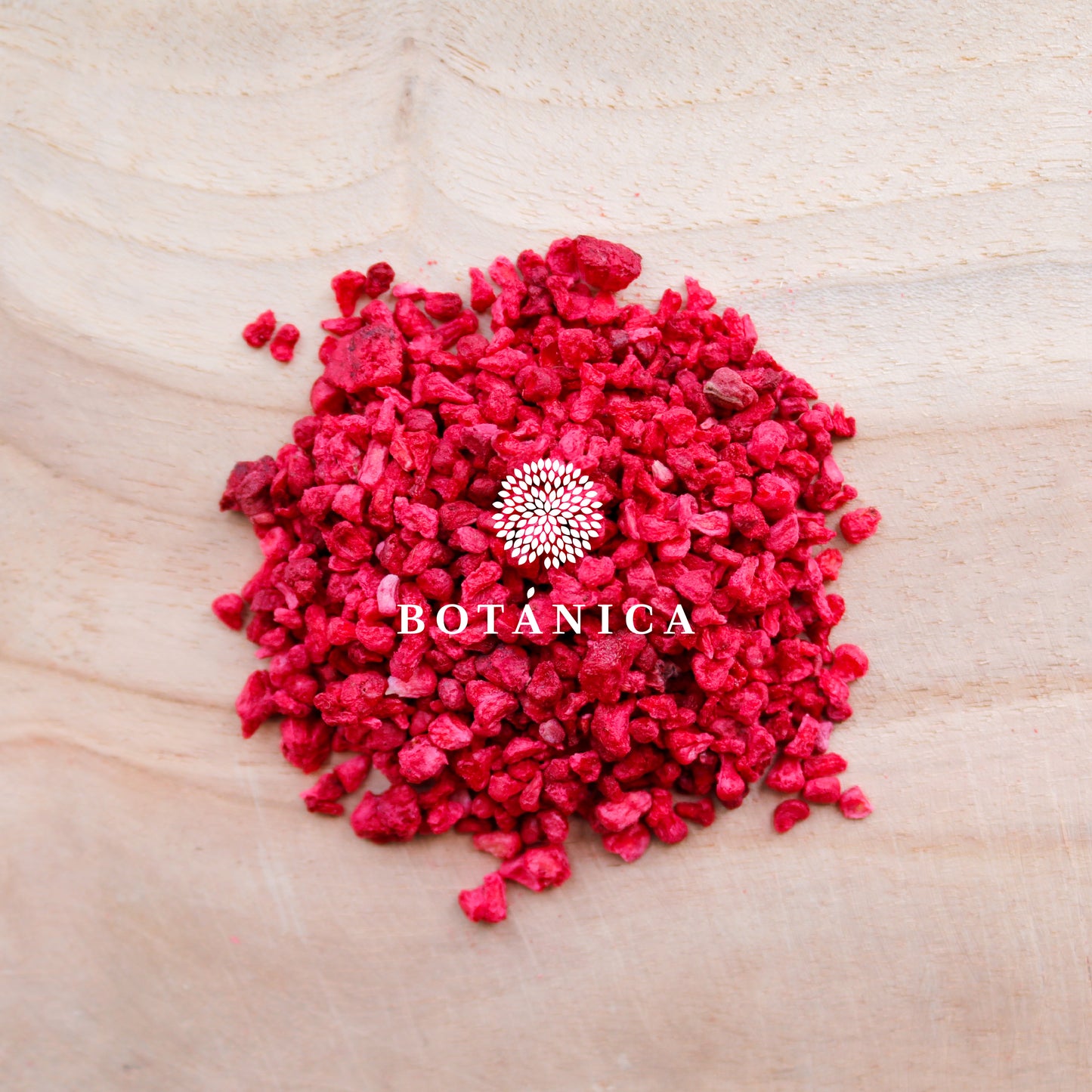 Crumble lyophilisé aux framboises